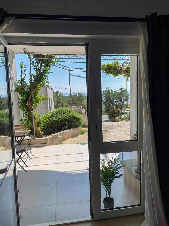 Modern Studio Overlooking Downtown Makarska Kültér fotó